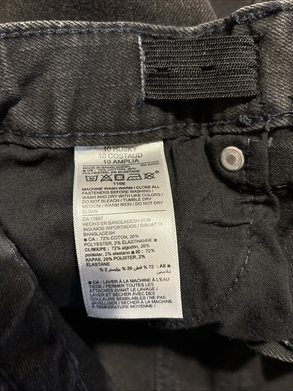 Old Navy Black Kids Straight-Leg Jeans